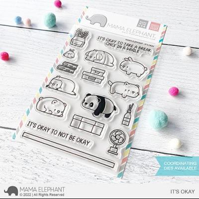 Mama Elephant Clear Stamps - It's Okay